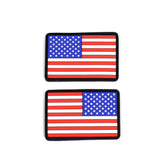 PVC American Flag Morale Patch Set