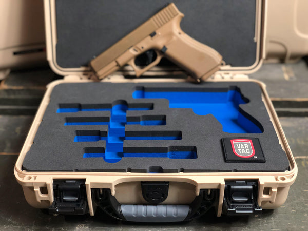 NANUK Tan 910 Glock™ G19X / G45 Custom Case by VARTAC™ – Vartac