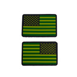 PVC American Flag Morale Patch Set